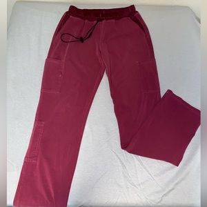 BeneFIT Medical Apparel maroon scrub pants Medium